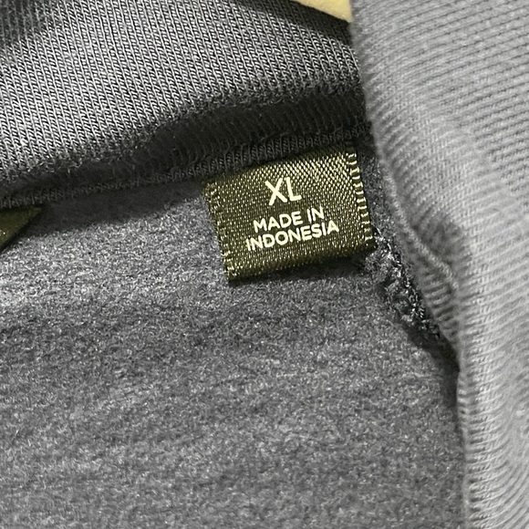 Travis Mathew Valiant Quarter 1/4 Zip Pullover Sweater Mens Size XL Mood Indigo - Picture 5 of 11